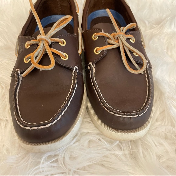 Sperry A/O Leather Boat Shoe - Picture 4 of 13